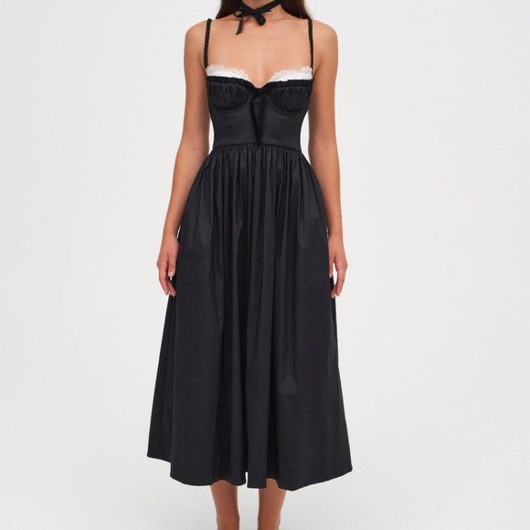 For Love And Lemons Dresses & Skirts - For Love & Lemons Doris Midi Dress Size XSXS / Black